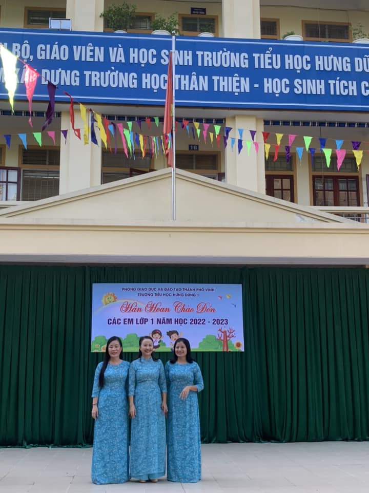 Hân hoan chào đón các em lớp 1 đến với ngôi nhà chung trường Tiểu học Hưng Dũng 1.